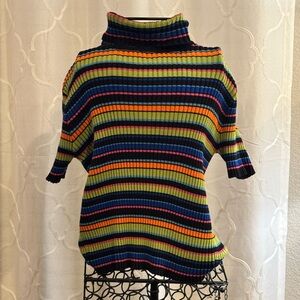 Vintage 90s Striped Shirt size Large